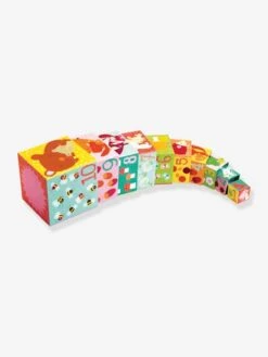 10 Cubes Forêt DJECO Vert - Djeco -Magasin De Jouets 10 cubes foret djeco 2
