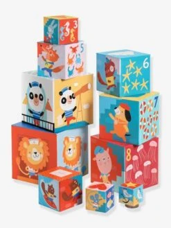 10 Cubes Plage DJECO Bleu - Djeco