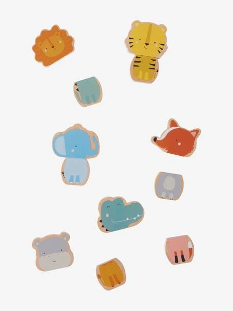Animaux Magnétiques à Assembler En Bois FSC® Multicolore - Vertbaudet 4 Animaux Magnétiques à Assembler En Bois FSC® Multicolore - Vertbaudet – Image 2
