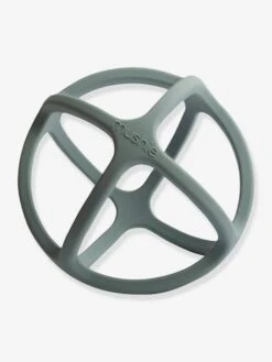 Balle De Dentition En Silicone - MUSHIE Bleu - Mushie -Magasin De Jouets balle de dentition en silicone mushie 2