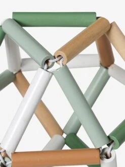 Balle D'éveil En Bois GREEN FOREST Beige - Vertbaudet -Magasin De Jouets balle deveil en bois green forest 4