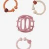 Balle Et Anneaux De Dentition En Silicone Multicolor - Vertbaudet -Magasin De Jouets balle et anneaux de dentition en silicone