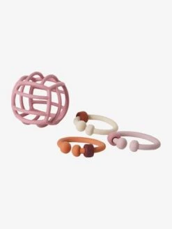 Balle Et Anneaux De Dentition En Silicone Multicolor - Vertbaudet -Magasin De Jouets balle et anneaux de dentition en silicone 2