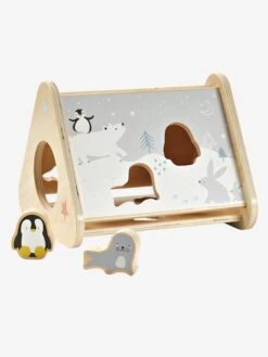 Boîte à Formes Des Animaux En Bois FSC® Multicolore - Vertbaudet -Magasin De Jouets boite a formes des animaux en bois fsc 2
