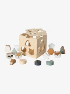 Boîte Des Animaux à Encastrer GREEN FOREST En Bois FSC® Multicolore - Vertbaudet -Magasin De Jouets boite des animaux a encastrer green forest en bois fsc 2
