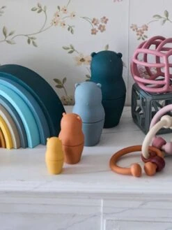 Boites Gigognes Ours En Silicone Multicolor - Vertbaudet -Magasin De Jouets boites gigognes ours en silicone 4