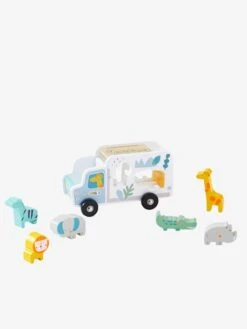 Camion D'encastrement Jungle En Bois FSC® Multicolore - Vertbaudet -Magasin De Jouets camion dencastrement jungle en bois fsc 4
