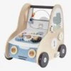 Chariot De Marche Avec Freins EN VOITURE SIMON En Bois FSC® Multicolore - Vertbaudet -Magasin De Jouets chariot de marche avec freins en voiture simon en bois fsc