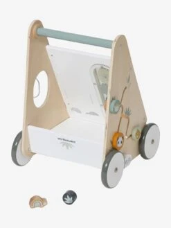 Chariot De Marche Avec Freins HANOÏ En Bois FSC® Multicolore - Vertbaudet -Magasin De Jouets chariot de marche avec freins hanoi en bois fsc 5