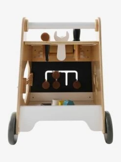 Chariot De Marche Bricolage En Bois FSC® Beige - Vertbaudet -Magasin De Jouets chariot de marche bricolage en bois fsc 4