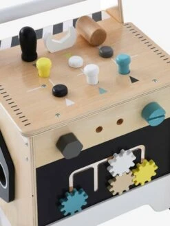 Chariot De Marche Bricolage En Bois FSC® Beige - Vertbaudet -Magasin De Jouets chariot de marche bricolage en bois fsc 5