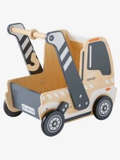 Chariot De Marche Camion En Bois FSC® Beige - Vertbaudet -Magasin De Jouets chariot de marche camion en bois fsc 2