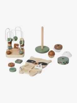 Magasin De Jouets -Magasin De Jouets coffret 3 jeux deveil green forest en bois fsc 1