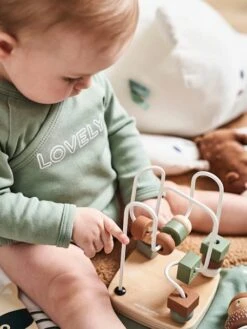 Coffret 3 Jeux D'éveil GREEN FOREST En Bois FSC® Multicolore - Vertbaudet -Magasin De Jouets coffret 3 jeux deveil green forest en bois fsc 3