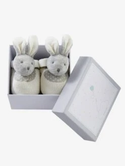 Coffret Chaussons Lapinou. Beige - Vertbaudet 7 Coffret Chaussons Lapinou. Beige - Vertbaudet -Magasin De Jouets coffret chaussons lapinou 2