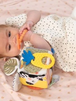 Cube D'Éveil Savane - TAF TOYS Orange - Taf Toys -Magasin De Jouets cube deveil savane taf toys 2