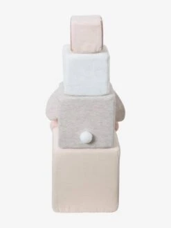 Cubes En Tissu GRENIER Beige - Vertbaudet -Magasin De Jouets cubes en tissu grenier 4