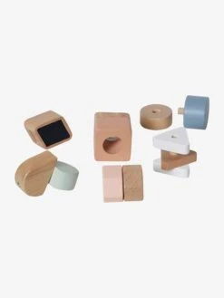 Cubes Sensoriels En Bois FSC® Multicolore - Vertbaudet -Magasin De Jouets cubes sensoriels en bois fsc 3
