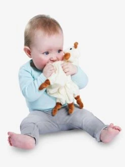Doudou Avec Attache Sucette Sophie La Girafe VULLI Beige - Sophie La Girafe -Magasin De Jouets doudou avec attache sucette sophie la girafe vulli 2