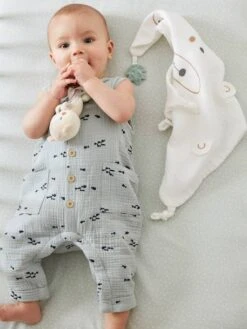 Doudou Carré + Hochet GREEN FOREST Multicolore - Vertbaudet 11 Doudou Carré + Hochet GREEN FOREST Multicolore - Vertbaudet -Magasin De Jouets doudou carre hochet green forest 3