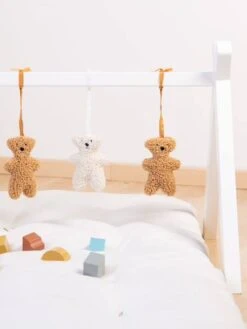 Figurines Pour Arche D'éveil - CHILDHOME Marron - Childhome -Magasin De Jouets figurines pour arche deveil childhome 3