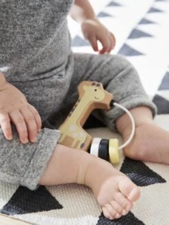 Hochet Girafe En Bois FSC® Multicolore - Vertbaudet -Magasin De Jouets hochet girafe en bois fsc 2