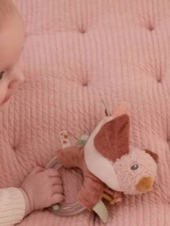 Hochet Oiseau Flowers - LITTLE DUTCH Rose Pâle - Little Dutch -Magasin De Jouets hochet oiseau flowers little dutch 2