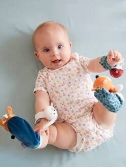 Hochets Mains Et Pieds Forêt Enchantée Multicolore - Vertbaudet -Magasin De Jouets hochets mains et pieds foret enchantee 2