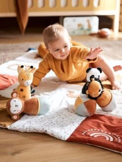 Jeu De Quilles En Tissu TANZANIE Multicolore - Vertbaudet -Magasin De Jouets jeu de quilles en tissu tanzanie 3