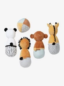 Jeu De Quilles En Tissu TANZANIE Multicolore - Vertbaudet -Magasin De Jouets jeu de quilles en tissu tanzanie 5