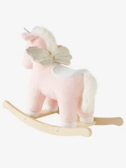 Licorne à Bascule FSC® Rose - Vertbaudet -Magasin De Jouets licorne a bascule fsc 2
