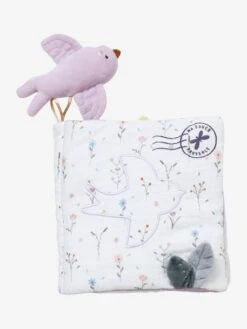 Livre D'activités En Gaze De Coton DOUCE PROVENCE Violet - Douce Provence - Vertbaudet -Magasin De Jouets livre dactivites en gaze de coton douce provence 5