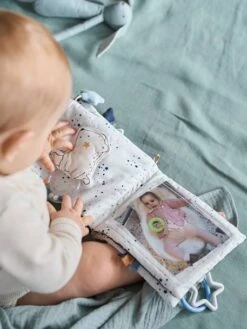 Livre D'éveil Et Photos CÉLESTE Bleu - Vertbaudet -Magasin De Jouets livre deveil et photos celeste 3
