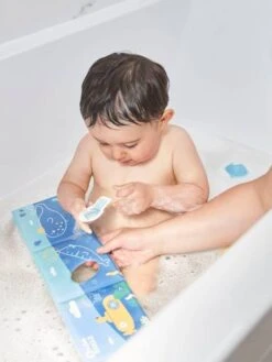 Livre + Marionnette + Stickers De Bain En Mousse BADABULLE Multicolore - Badabulle -Magasin De Jouets livre marionnette stickers de bain en mousse badabulle 2