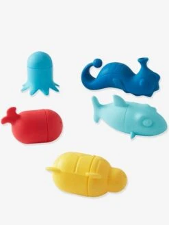 Lot De 5 Aspergeurs De Bain Silicone Lavables Multicolore - Vertbaudet -Magasin De Jouets lot de 5 aspergeurs de bain silicone lavables 2