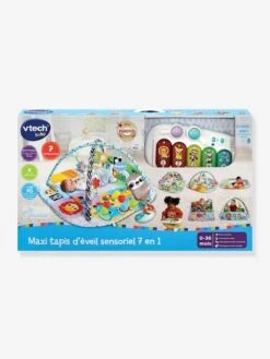 Maxi Tapis D'Eveil Sensoriel 7 En 1 - VTECH Multicolore - Toutes Les Marques -Magasin De Jouets maxi tapis deveil sensoriel 7 en 1 vtech 2