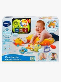 Mon Coussin D’éveil Musical VTECH Multicolore - Toutes Les Marques -Magasin De Jouets mon coussin deveil musical vtech 3