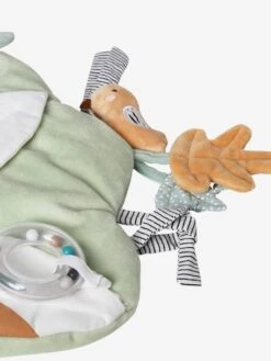 Panneau D'activités Musical En Tissu TANZANIE Blanc - Vertbaudet -Magasin De Jouets panneau dactivites musical en tissu tanzanie 2