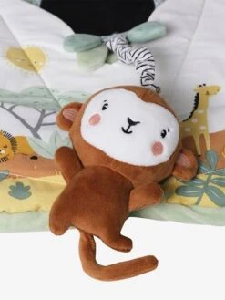 Panneau D'activités Musical En Tissu TANZANIE Blanc - Vertbaudet -Magasin De Jouets panneau dactivites musical en tissu tanzanie 4