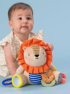 Peluche D'activités Lion - TAF TOYS Orange - Taf Toys -Magasin De Jouets peluche dactivites lion taf toys 2