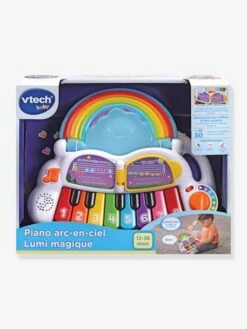 Piano Arc-en-ciel Lumi Magique - VTECH Multicolore - Toutes Les Marques -Magasin De Jouets piano arc en ciel lumi magique vtech 1