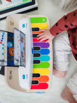 Piano Connecté Magic Touch - HAPE Blanc - Hape -Magasin De Jouets piano connecte magic touch hape 3
