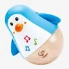 Pingouin Culbuto Musical HAPE Bleu - Hape -Magasin De Jouets pingouin culbuto musical hape