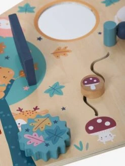Planche D'activités Forêt Enchantée En Bois FSC® Beige - Vertbaudet -Magasin De Jouets planche dactivites foret enchantee en bois fsc 4