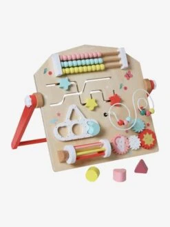 Planche D'activités Verticale En Bois FSC® Multicolore - Vertbaudet -Magasin De Jouets planche dactivites verticale en bois fsc 2