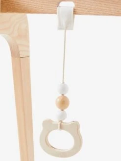 Portique D'éveil Modulable En Bois FSC® Bois Et Blanc - Vertbaudet -Magasin De Jouets portique deveil modulable en bois fsc 3