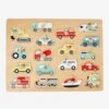 Puzzle Des Véhicules En Bois FSC® Multicolore - Vertbaudet -Magasin De Jouets puzzle des vehicules en bois fsc
