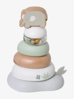 Pyramide à Empiler En Bois FSC® Rose - Vertbaudet -Magasin De Jouets pyramide a empiler en bois fsc 2