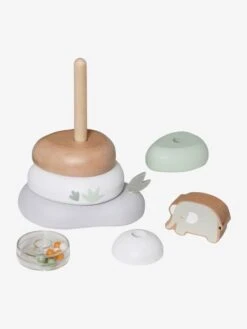 Pyramide à Empiler En Bois FSC® Rose - Vertbaudet -Magasin De Jouets pyramide a empiler en bois fsc 4