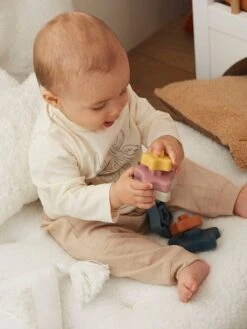 Pyramide D'étoiles à Empiler En Silicone Multicolor - Vertbaudet -Magasin De Jouets pyramide detoiles a empiler en silicone 2